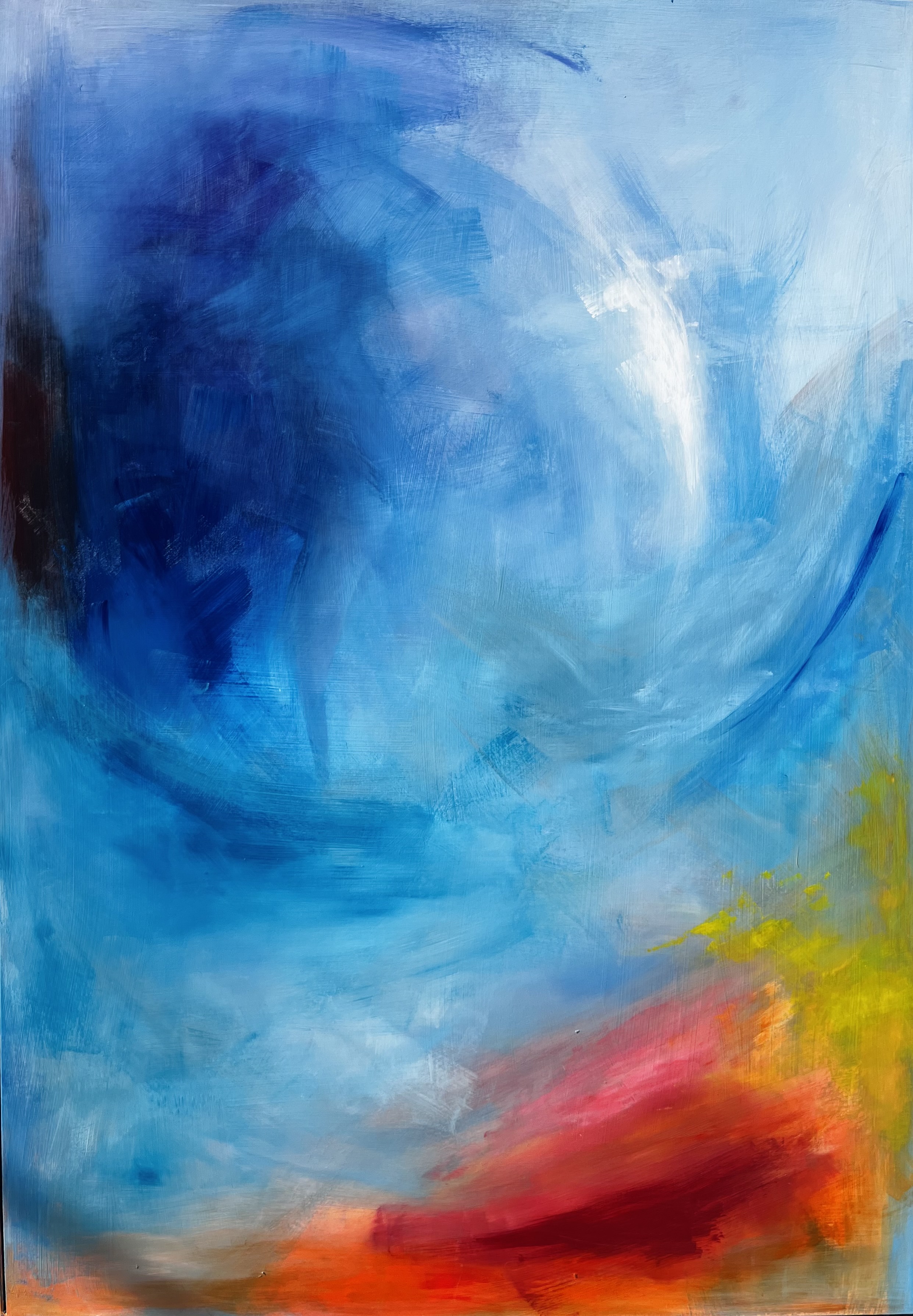 into the blue